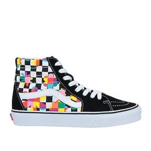 Vans SK8-Hi Checkerboard Rainbow Flower